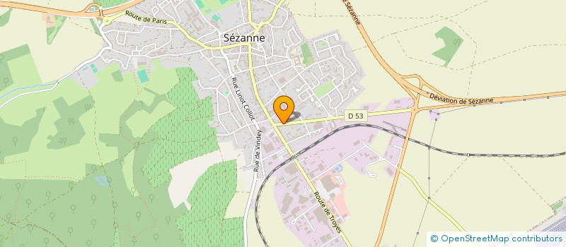 localisation de l'entreprise MADAME ANNICK NAUDE à SEZANNE