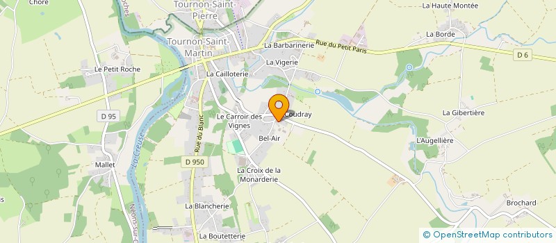 localisation de l'entreprise MADAME ANNICK NEUVY à TOURNON-SAINT-MARTIN