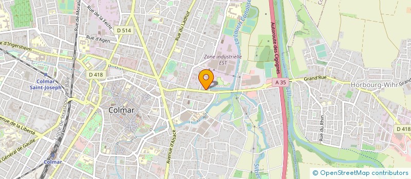 localisation de l'entreprise MADAME ANNICK NIANG  COLMAR