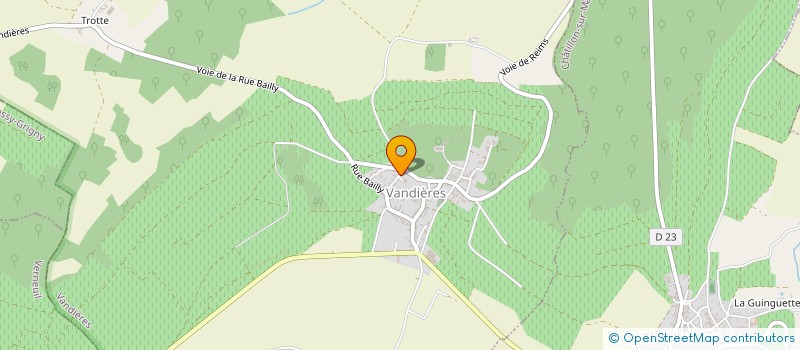 localisation de l'entreprise MADAME ANNICK NORGET  VANDIERES