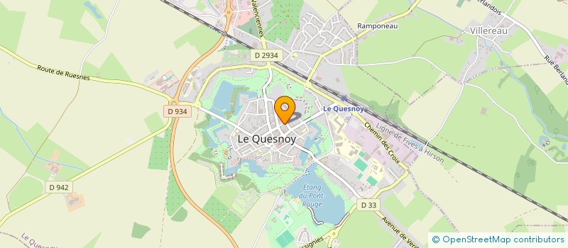 localisation de l'entreprise MADAME ANNICK ODIN à LE QUESNOY