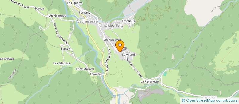 localisation de l'entreprise MADAME ANNICK PACCARD  VACHERESSE