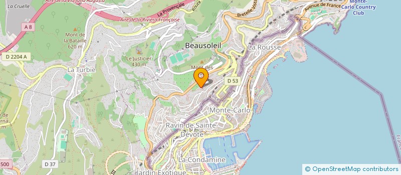 localisation de l'entreprise MADAME ANNICK PALUD à BEAUSOLEIL