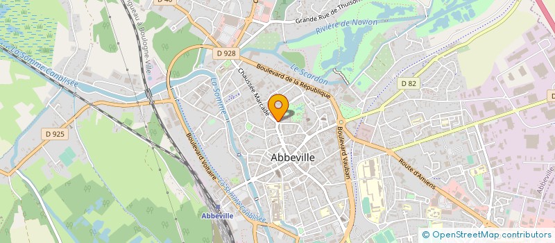 localisation de l'entreprise MADAME ANNICK PARIS à ABBEVILLE