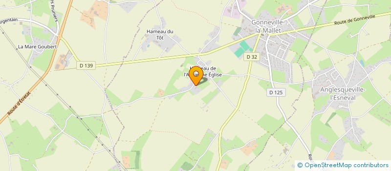 localisation de l'entreprise MADAME ANNICK PARMENTIER  GONNEVILLE-LA-MALLET