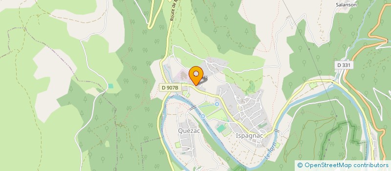 localisation de l'entreprise MADAME ANNICK PARREAU  ISPAGNAC