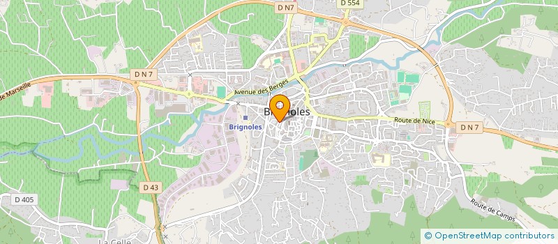 localisation de l'entreprise MADAME ANNICK PEGUY à BRIGNOLES