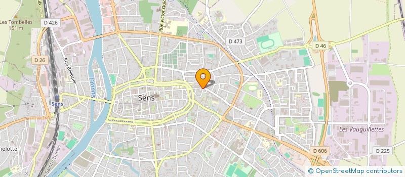 localisation de l'entreprise MADAME ANNICK PELLERIN  SENS