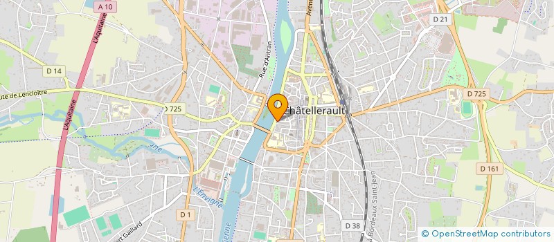 localisation de l'entreprise MADAME ANNICK PELTIER à CHATELLERAULT