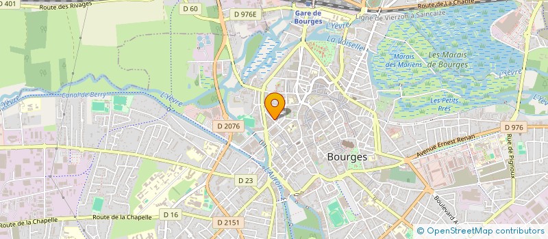 localisation de l'entreprise MADAME ANNICK PERRIERE  BOURGES