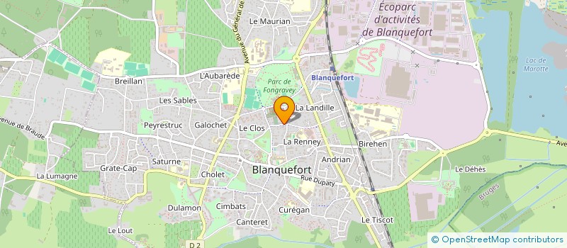 localisation de l'entreprise MADAME ANNICK PERRUCHET à BLANQUEFORT