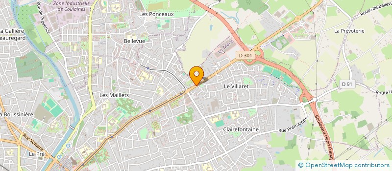 localisation de l'entreprise MADAME ANNICK PHILY à LE MANS