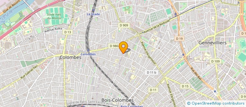 localisation de l'entreprise MADAME ANNICK POMONE à BOIS-COLOMBES