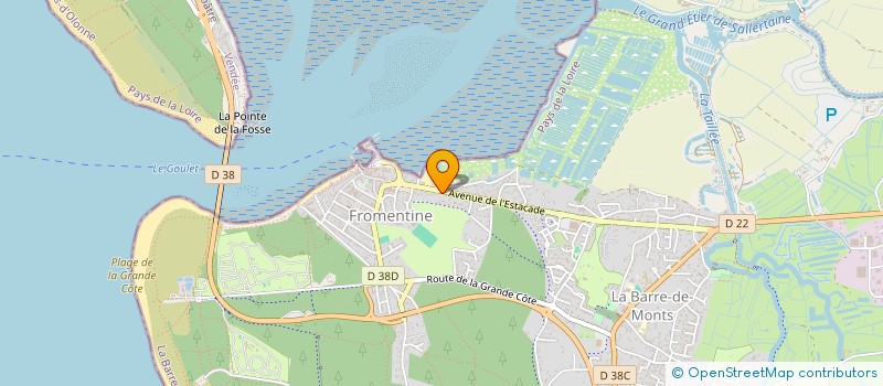 localisation de l'entreprise MADAME ANNICK POTIER  LA BARRE-DE-MONTS