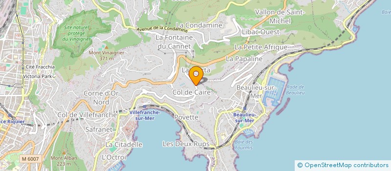 localisation de l'entreprise MADAME ANNICK POULET à VILLEFRANCHE SUR MER