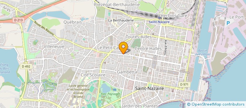 localisation de l'entreprise MADAME ANNICK PRETE à SAINT-NAZAIRE