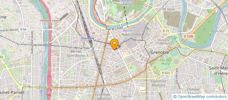 localisation de l'entreprise MADAME ANNICK PREVITALI à GRENOBLE