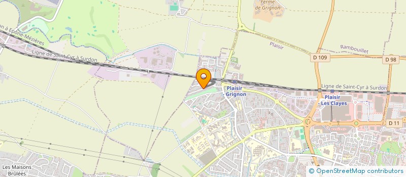 localisation de l'entreprise MADAME ANNICK PROST  PLAISIR