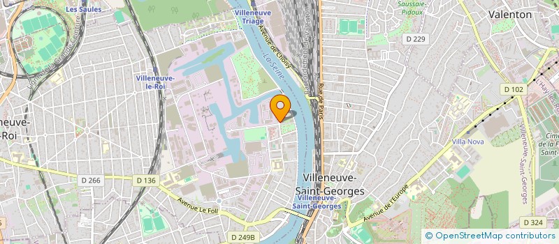 localisation de l'entreprise MADAME ANNICK PYRMEE  VILLENEUVE-LE-ROI