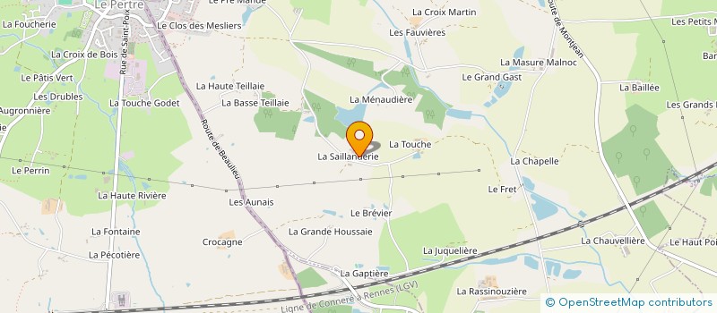 localisation de l'entreprise MADAME ANNICK RAHAL  SAINT-CYR-LE-GRAVELAIS