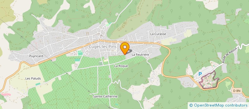 localisation de l'entreprise MADAME ANNICK RAHAMEFY  CUGES-LES-PINS