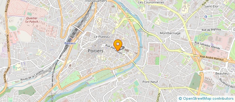localisation de l'entreprise MADAME ANNICK RAUD à POITIERS
