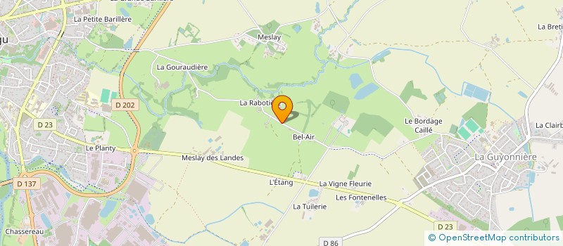 localisation de l'entreprise MADAME ANNICK RAUTUREAU à MONTAIGU-VENDEE