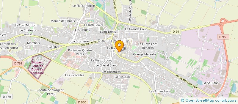 localisation de l'entreprise MADAME ANNICK RECHET  DOUE-EN-ANJOU