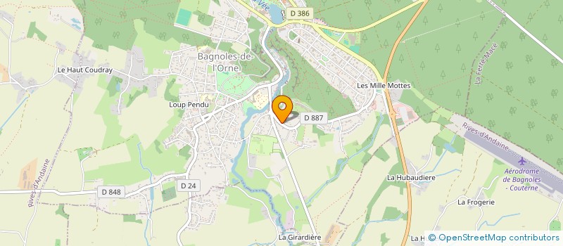 localisation de l'entreprise MADAME ANNICK RECTON à BAGNOLES-DE-L'ORNE-NORMANDIE