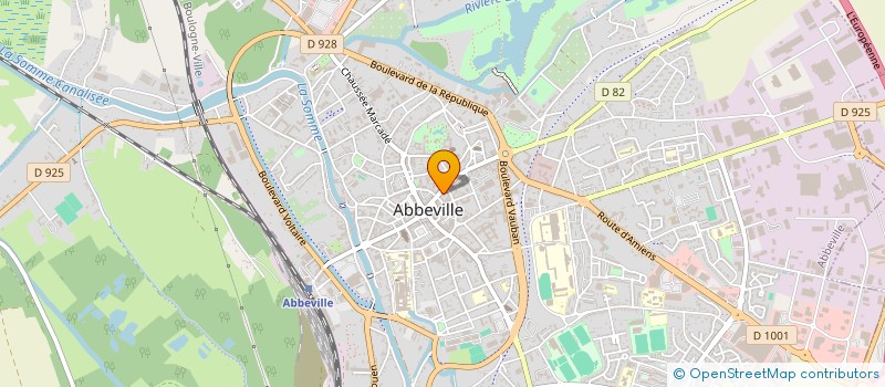 localisation de l'entreprise MADAME ANNICK REGNIER à ABBEVILLE
