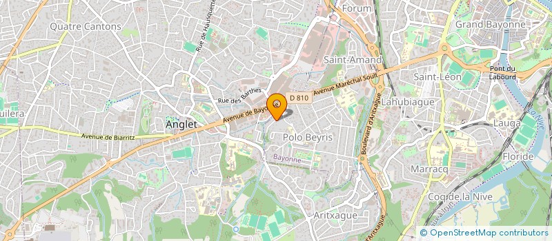 localisation de l'entreprise MADAME ANNICK RENARD  BAYONNE