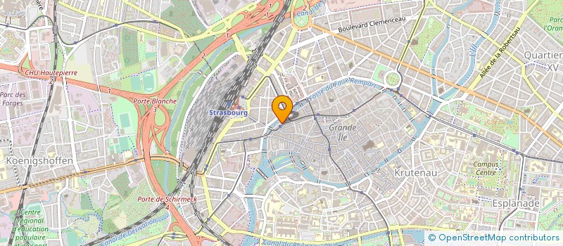 localisation de l'entreprise MADAME ANNICK RENARD à STRASBOURG