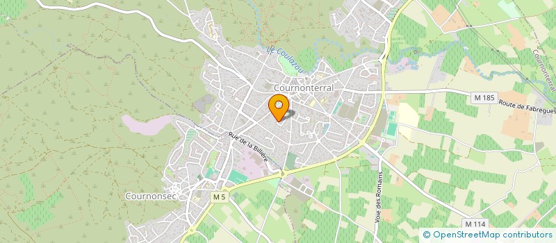 localisation de l'entreprise MADAME ANNICK RICARD à COURNONTERRAL