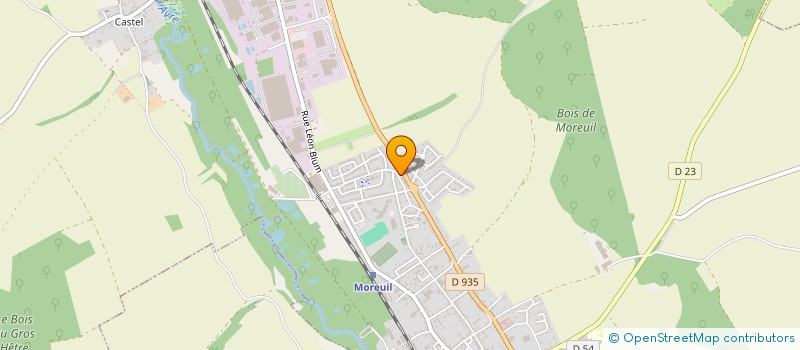 localisation de l'entreprise MADAME ANNICK RICARD  MOREUIL