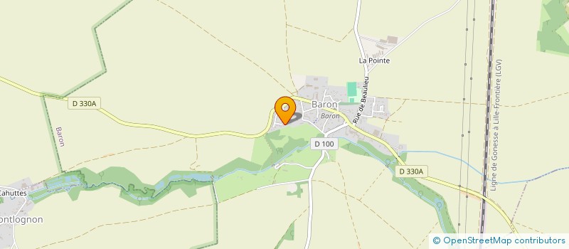 localisation de l'entreprise MADAME ANNICK RICHARD  BARON