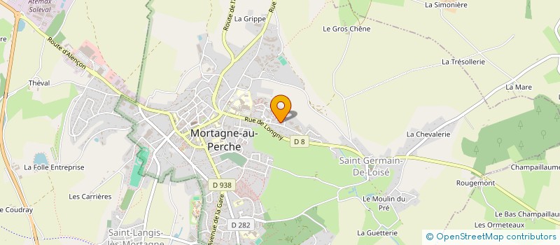 localisation de l'entreprise MADAME ANNICK RIVARD à MORTAGNE-AU-PERCHE