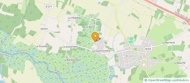 localisation de l'entreprise MADAME ANNICK ROBARD  BRAINS