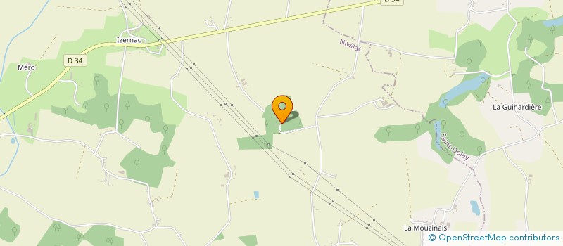 localisation de l'entreprise MADAME ANNICK ROBERT  NIVILLAC