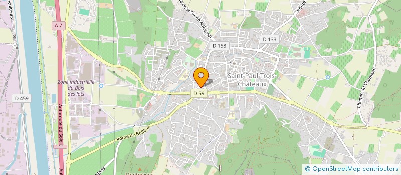 localisation de l'entreprise MADAME ANNICK ROBINAULT  SAINT-PAUL-TROIS-CHATEAUX