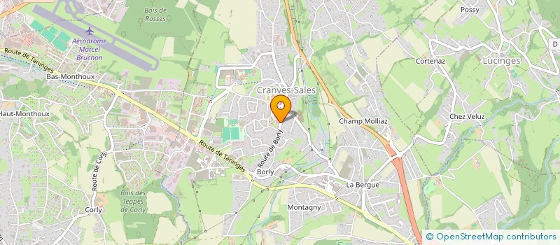 localisation de l'entreprise MADAME ANNICK ROCHE  CRANVES-SALES