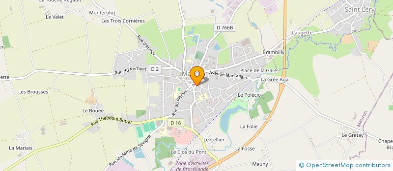 localisation de l'entreprise MADAME ANNICK ROSELIER à MAURON