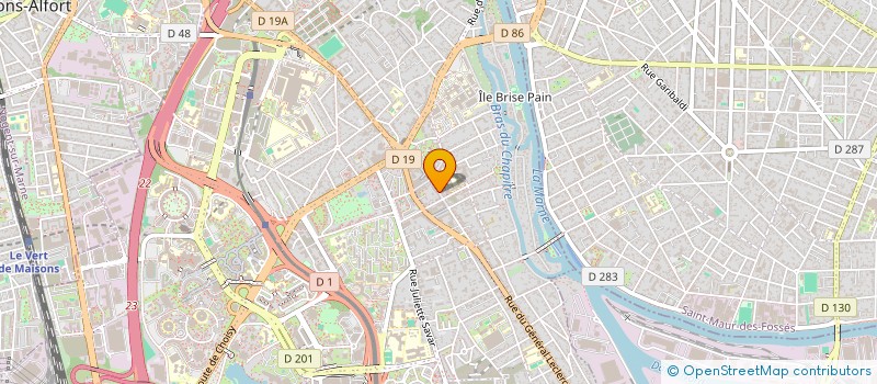 localisation de l'entreprise MADAME ANNICK ROULEAU  CRETEIL