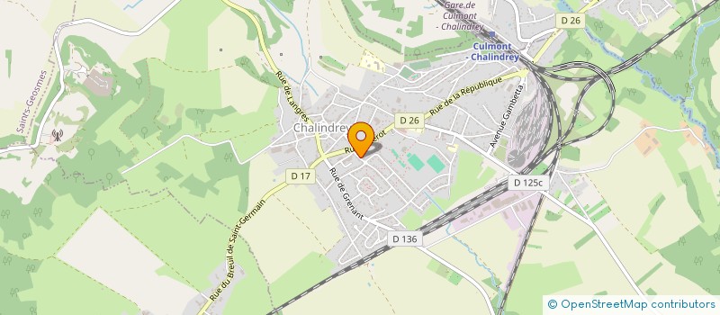localisation de l'entreprise MADAME ANNICK ROUSSELET à CHALINDREY