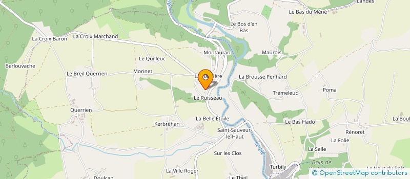 localisation de l'entreprise MADAME ANNICK ROUXEL  LA PRENESSAYE