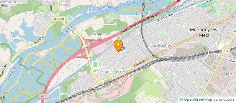 localisation de l'entreprise MADAME ANNICK ROUYER  MOULINS-LES-METZ