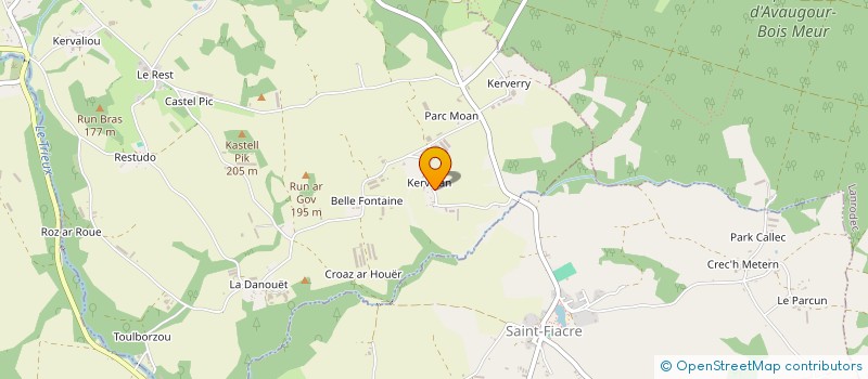 localisation de l'entreprise MADAME ANNICK ROUZIC  SAINT-PEVER