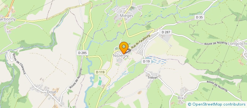 localisation de l'entreprise MADAME ANNICK ROY  BIEF-DU-FOURG