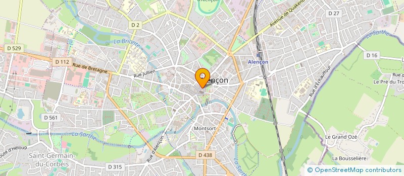 localisation de l'entreprise MADAME ANNICK ROYER à ALENCON