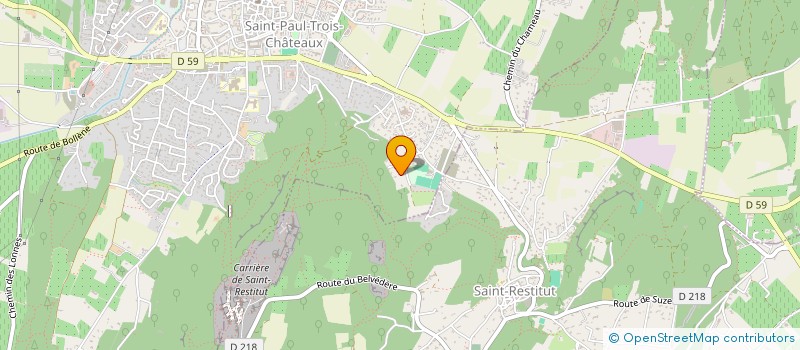 localisation de l'entreprise MADAME ANNICK SAUZEAU à SAINT-PAUL-TROIS-CHATEAUX