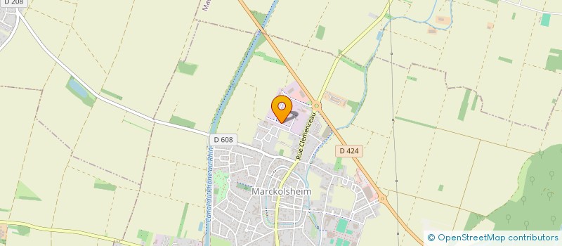 localisation de l'entreprise MADAME ANNICK SCHWARTZ  MARCKOLSHEIM